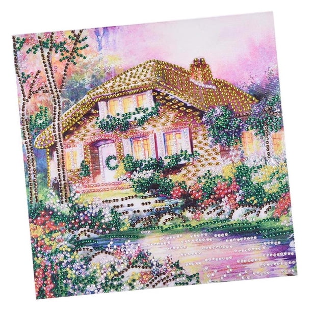 Kit de Pintura de de 5D de Gato Oso para Adultos en apariencia de de Imitación - Oso de Juguete Paisaje 4
