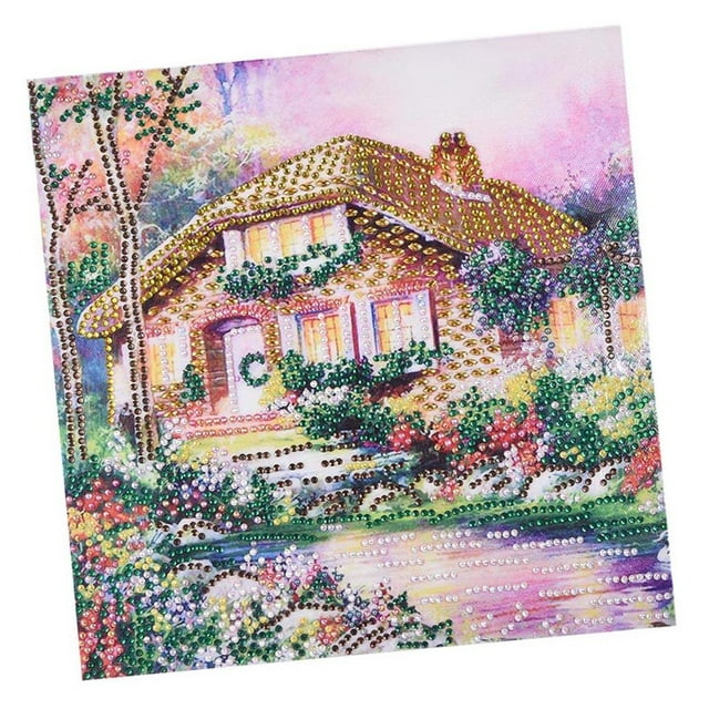 Kit de Pintura de de 5D de Gato Oso para Adultos en apariencia de de Imitación - Oso de Juguete Paisaje 4