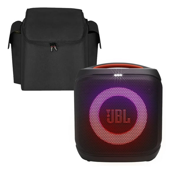 JBL PartyBox Encore Essential 2 Portable Party Speaker Bundle with gSport Case (Black)