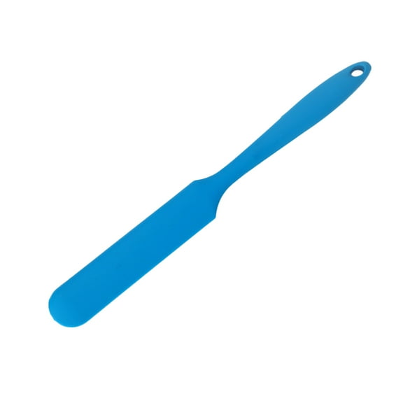 GOOHOCHY Non-Stick Silicone Jar Spatula Blue 4Pcs 9.6 x 1In