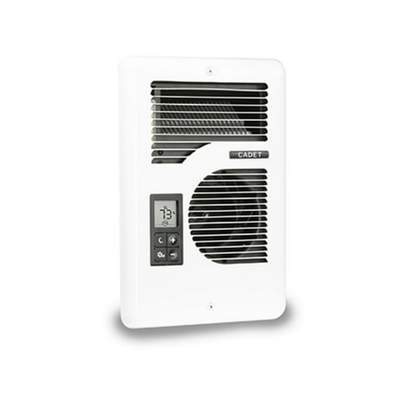 Cadet Cec163tw 5120 BTU Multi-Watt Multi-Volt Wall Mounted Electric Heater - White