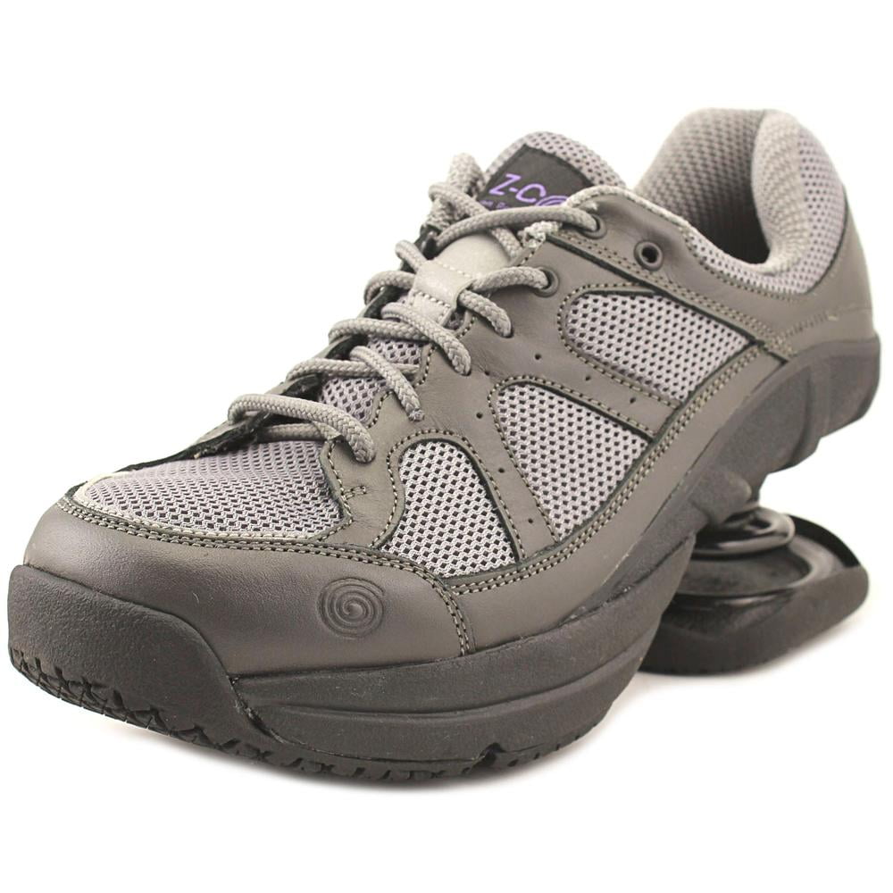 ZCoiL CoiL Women's Liberty Slip Resistant Gray Leather Tennis Shoe