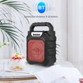 thumbnail image 4 of Portable BT Karaoke Machine Rechargeable Cordless Outdoor Speaker Battery Powered with Microphone & Microphone System for Home Outdoor Gym Party Singing Dancing Camping, 4 of 7