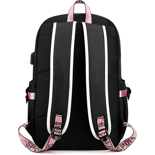 Kuromi Backpack Purple Anime School Bag Business Casual