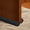 Black, variant on Large Door Draft Stopper, 24" to 30" Under Door Draft Noise Blocker, Draft Guard for Bottom of Doors， Adjustable Twin Door Sweep Draft Seal Window Sealer, Brown