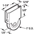 thumbnail image 2 of Prime-Line Produits B 652 Rouleau de Porte Moustiquaire avec Roue en Nylon de 1 Pouce, (Lot de 2), 2 of 2