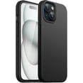 thumbnail image 1 of Silicone Case for iPhone 15 6.1-Inch, Silky-Soft Touch Full-Body Protective Phone Case, Shockproof Cover (Black), 1 of 3