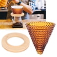 thumbnail image 3 of Coffee Filter, Coffee Pot Filter Reusable Glass Coffee Dripper Funnel Kettle Brewer Accessories, 3 of 8