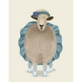 thumbnail image 3 of Fab Funky 12x14 Black Modern Framed Museum Art Print Titled - Ballet Sheep 3, 3 of 5