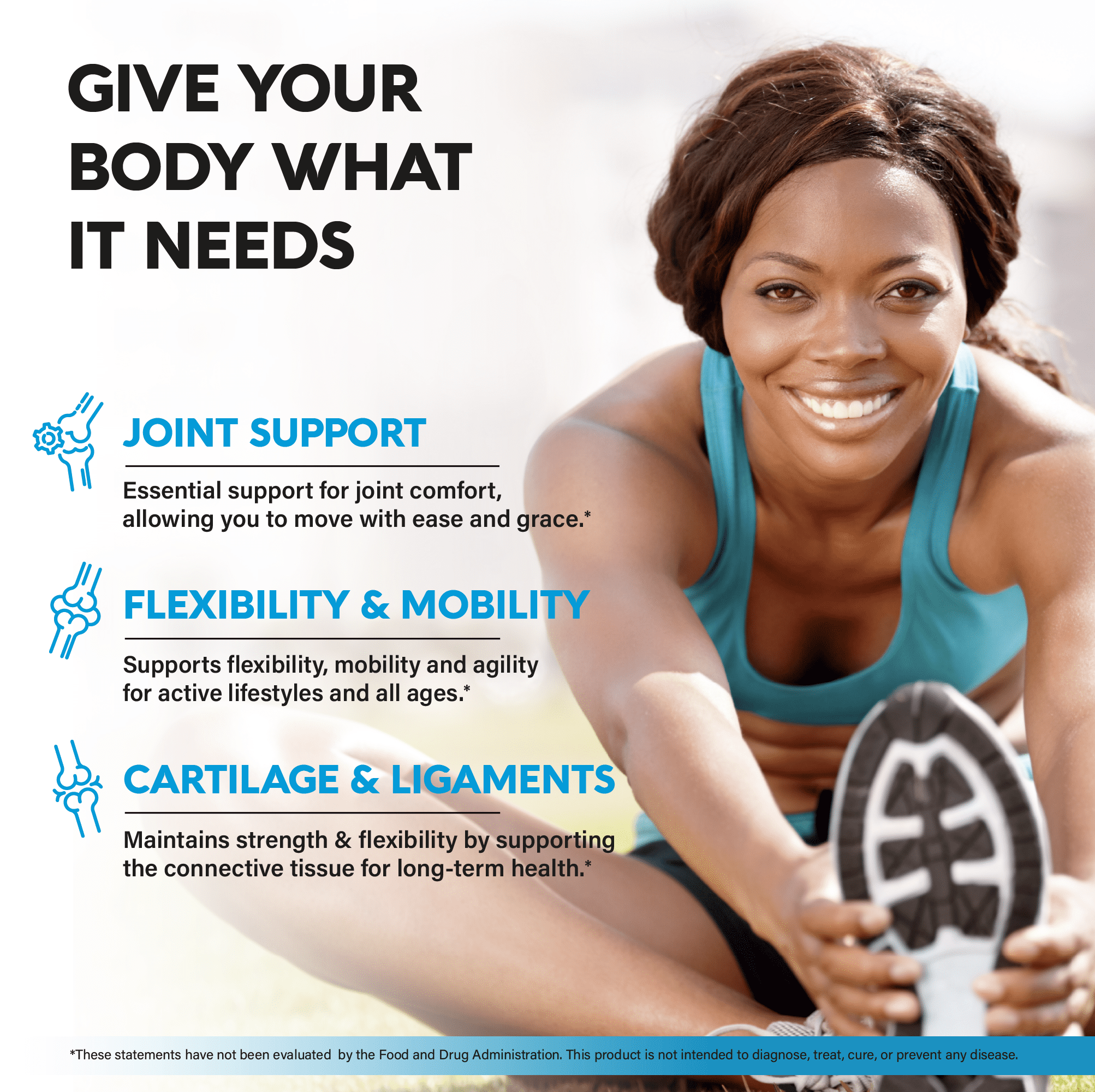 Glucosamine , Chondroitin , MSM , Collagen - 2800 mg Joint Support Supplement - Made in USA - FSA HSA Eligible - Cartilage Health, Mobility & Strength - Flexibility Nutritional Vitamins, 120 Capsules