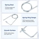 thumbnail image 2 of Uxcell 8-Pack Pin de Seguridad de Pasador en Forma de Broche, Pines de Acero de Resorte M3x40mm, Sujetadores de Broche de Bloqueo Rápido, Clips Retenedores Pesados, 2 of 7