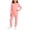 Orange, variant on Cethrio Girls Cotton Pajama Sets, Crew Neck Long Sleeve Casual 2 Piece Girls' Sleepwear Watermelon Red Size 10-12