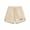 Beige, variant on XYAIYT Summer Shorts for Women Side Slit Drawstring Elastic Waisted Short Pants Fashion Casual Shorts Going Out