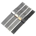thumbnail image 5 of 18mm 20mm 22mm 24mm Universal Milanese Watchband Quick Release Watch Band Mesh Stainless Steel Strap Wrist Belt Bracelet Black,hw, 5 of 5