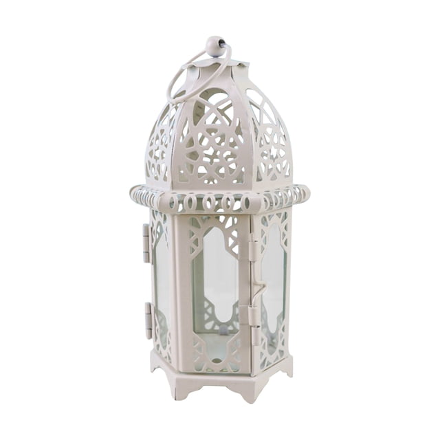 Candelero vintage de vela estilo marroquí para eventos, fiestas y bodas