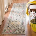 thumbnail image 3 of SAFAVIEH Madison Lanford Southwestern Runner Rug, Grey/Yellow, 2'2" x 12', 3 of 8