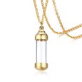 thumbnail image 1 of Colliers Tube Creux Pendentifs Commémoratifs en Acier Inoxydable Bijoux Unisexes, 1 of 6