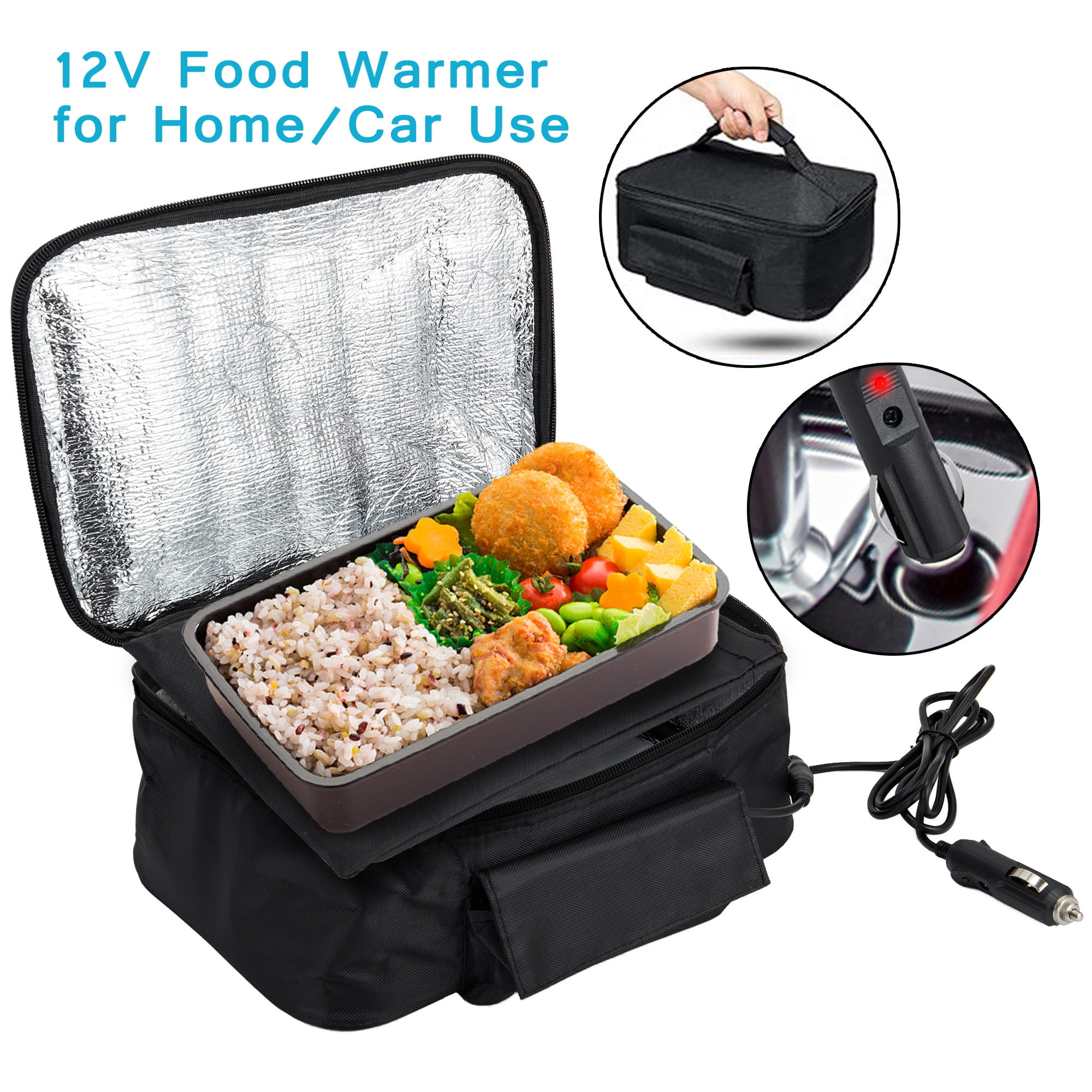 SAYFUT Heating Lunch Box - Electric Insulated Lunch Box Food Warmer