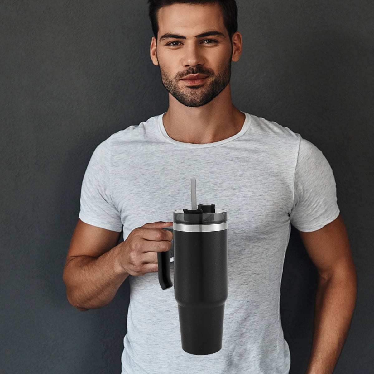 Alkerman 30 oz Stainless Steel Vacuum Insulated Tumbler with Lid and Straw,Water  Bottle keeps 24Hrs Cold/12Hrs Hot - Yahoo Shopping