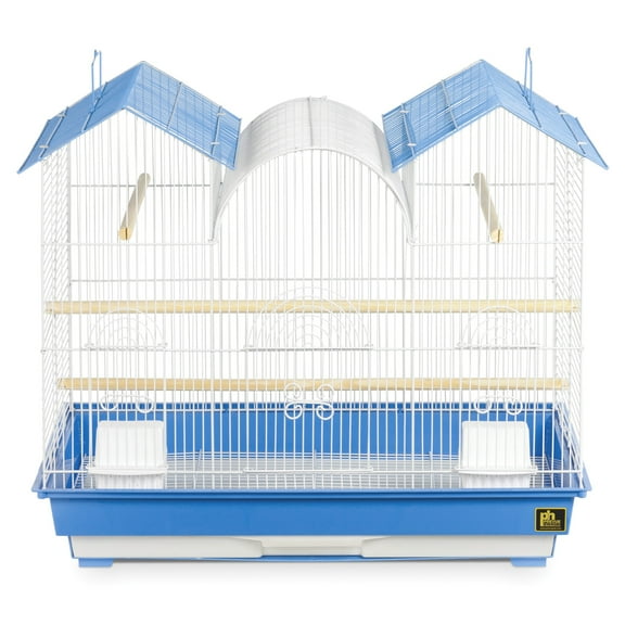Prevue Pet Products Triple Roof Bird Cage - Blue SP1804TR-1