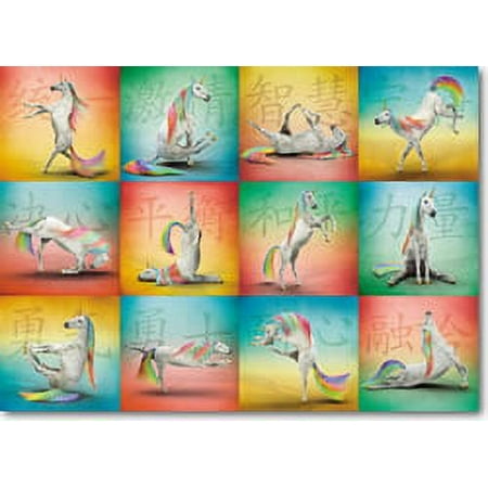 UPC: 0709786049127 | Willow Creek Press Unicorn Yoga 1000-Piece Puzzle