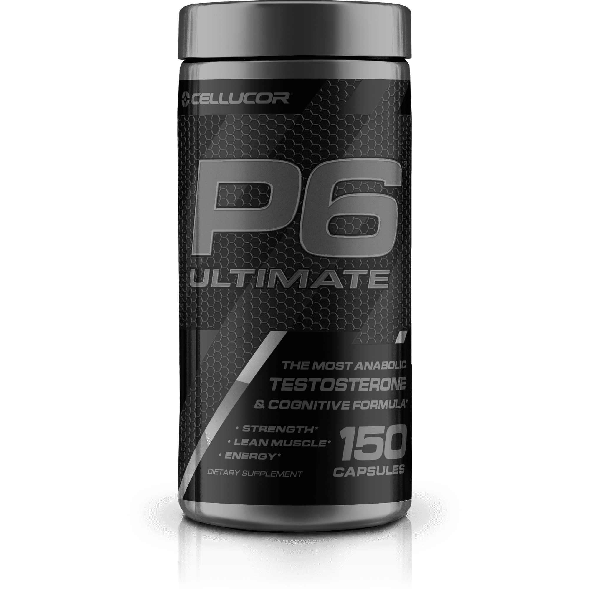 Cellucor P6 Ultimate Enhanced Male Support, for Muscle Growth & Strength, 150 Capsules
