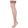 thumbnail image 2 of Melas Women's Matte Micro Control Top Pantyhose 10 Denier - Womens - Female, Large, Nude, 2 of 2