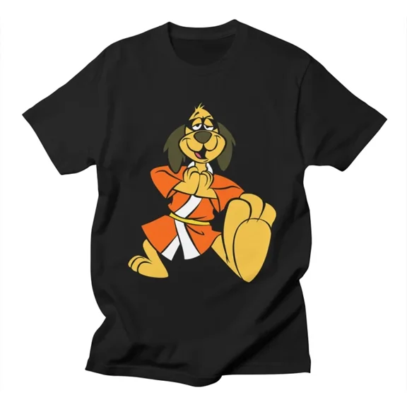 VINTAGE Hong Kong Phooey cartoon black T-shirt Unisex All sizes S-5Xl XB381