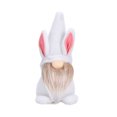 thumbnail image 4 of 1 paquete de tela de conejo blanco conejito de Pascua decoración de muñeco sin rostro muñeco de gnomo gris y blanco 22x9cm tela + relleno de algodón ANGGREK Otros, 4 of 8