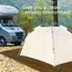 thumbnail image 5 of Alfombra de Exterior, Diseño Tropical Reversible, Impermeable, Duradera y Ecológica, Fácil de Limpiar, Ideal para Patio, Autocaravana o Balcón, Tamaño Grande (200 X 150 Cm), Plegable con Bolsa de Tra, 5 of 7