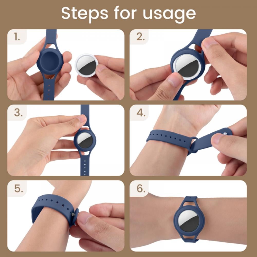Wristband for Airtag, Silicone Airtag 