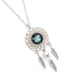 thumbnail image 4 of Collar atrapasueños para mujer, estilo retro bohemio, con colgante de signo del zodiaco, pluma, borla, cadena de cuentas, joyería de constelación - Acuario, 4 of 5