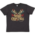 thumbnail image 3 of Inktastic Reindeer Christmas Youth T-Shirt, 3 of 5