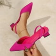 thumbnail image 6 of Willtoo Pointed Toe Mule Sandals for Women, High Heel Slippers for Office, Spring Casual Sandal, 6 of 6