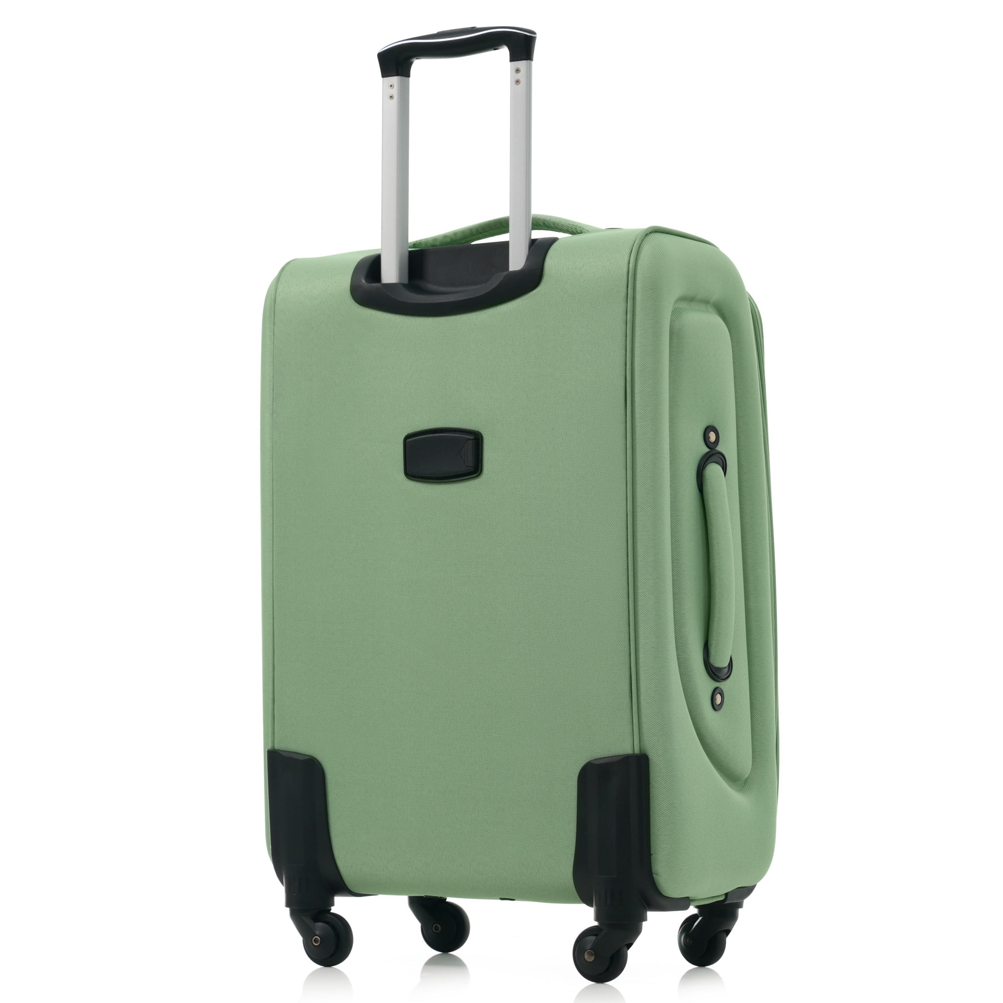 Euroco 4 Piece Softside Luggage Set, Expandable Suitcase Set with TSA Lock and Spinner Wheels, Lightweight Durable Suitcase for Men Women Travel(18"/22"/26"/30") ,Light Green