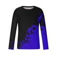 thumbnail image 5 of Blusas y camisas de manga larga y cuello redondo para hombre, camisetas informales con estampado de cuello redondo, blusas de manga corta para hombre, 5 of 5