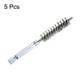 thumbnail image 3 of Uxcell 304 Stainless Steel Bore Brush Cleaning Twisted Wire Brush with Handle 1/4" Hex Shank for Tubes Ports Bearings Silver 12mm 5pcs, 3 of 6