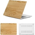 thumbnail image 1 of Étui Durable pour MacBook Pro 16 Pouces 2020 2019 A2141 Touch Bar/Touch ID, Étui Rigide en Plastique Anti-Fissure, Housse de Protection pour Ordinateur Portable pour MacBook Pro 16 Pouces, Grain de Bois, 1 of 7