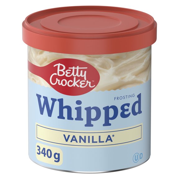 Betty Crocker Whipped Frosting, Vanilla, Gluten Free, 340 g