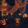 thumbnail image 4 of SkyAuks 5 Pack Halloween Decorations, Kabnic Halloween Gauze - Black Creepy Cloth for Indoor & Outdoor Halloween Decor, Haunted Houses, Gardens, Front Doors & Spider Web Decorations, 30"W x 72"L, 4 of 14