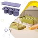 thumbnail image 4 of Cateissary Fabricante de cubitos de hielo huecos de Gel de sílice, molde para bandeja de hielo anticaída y resistente al desgaste de fácil Teteras lavanda violeta, 4 of 6
