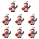 thumbnail image 1 of Muñeco Nieve para Navidad Mini Adornos Colgantes Favores Fiesta (Estilo B), 1 of 4
