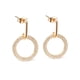 thumbnail image 1 of Aretes Ametrinaa Coqueta Broquel Aro Zirconias Chapa Oro 18k, 1 of 5