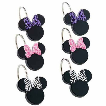 Disney Diva Minnie Shower Curtain Hooks