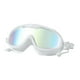 thumbnail image 3 of Gafas de natación a prueba de fugas, ajustables para adultos, modernas, con visión amplia, para deportes acuáticos, esnórquel y piscina. Blanco, 3 of 8