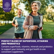 N1N Premium 10 in 1 Immune Support Booster with Elderberry, Vitamin C, Zinc, 60 Veg Caps