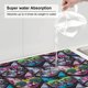 thumbnail image 5 of Fotbe Happy Kitten Faces Alfombrilla de Secado para Cocina con Estampado, 18x24 Pulgadas, 5 of 7