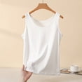 thumbnail image 2 of Loopsun Womens Sleeveless Tops Solid Round Neck Loose Thin Tank Daily Loungewear, 2 of 5
