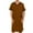 Khaki, variant on Lumeqa Mens Nightshirt Short Sleeve V Neck Nightgown Loose Fit Comfy Pajama Sleepwear Henley Sleep Shirt with Pockets