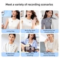 thumbnail image 2 of BOYA mini One-Trigger-Two 2.4G Wireless Microphone System Phone Microphone Mini Lapel Mic AI Voice Changing Intelligent Noise Reduction 100M Transmission Range Replacement for iPhone 14/13/12/11, 2 of 5